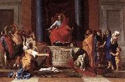 Nicolas Poussin Judgment of Solomon oil on canvas